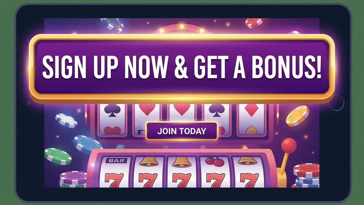 Registreren met bonus
